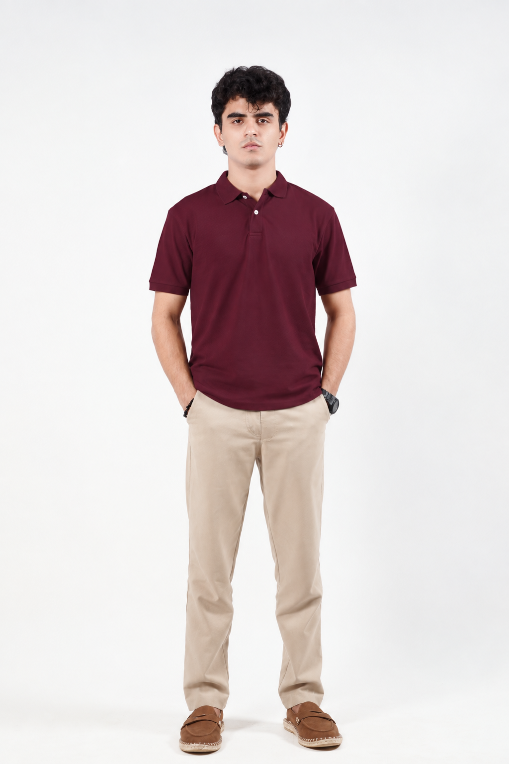 Burgundy Maroon Polo