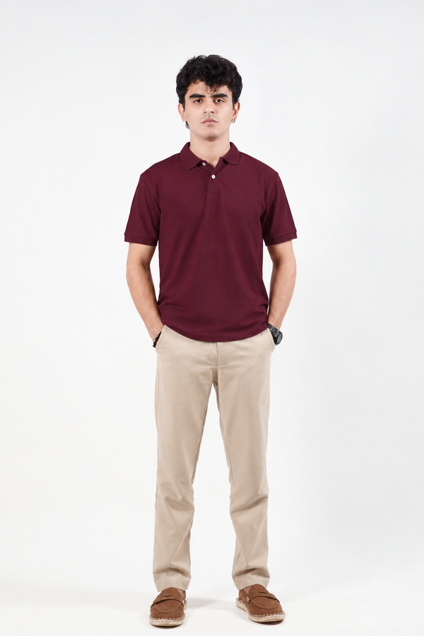 Burgundy Maroon Polo