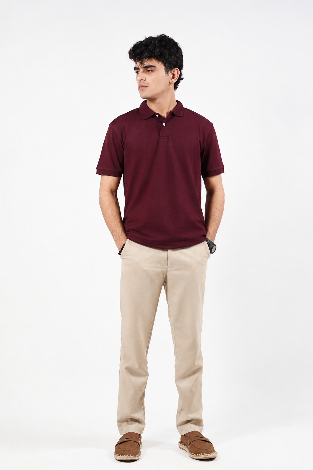 Burgundy Maroon Polo