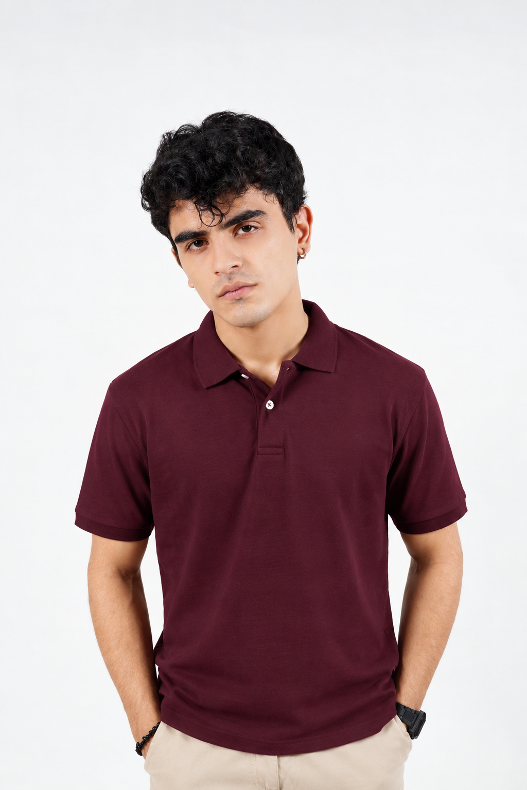 Burgundy Maroon Polo