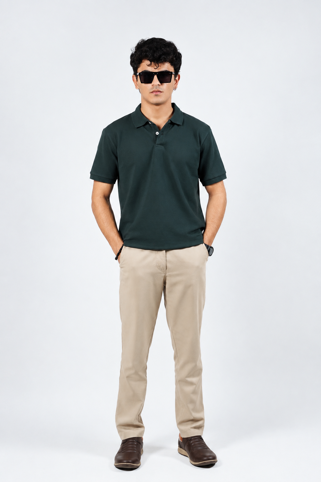 Dark Pine Green Polo