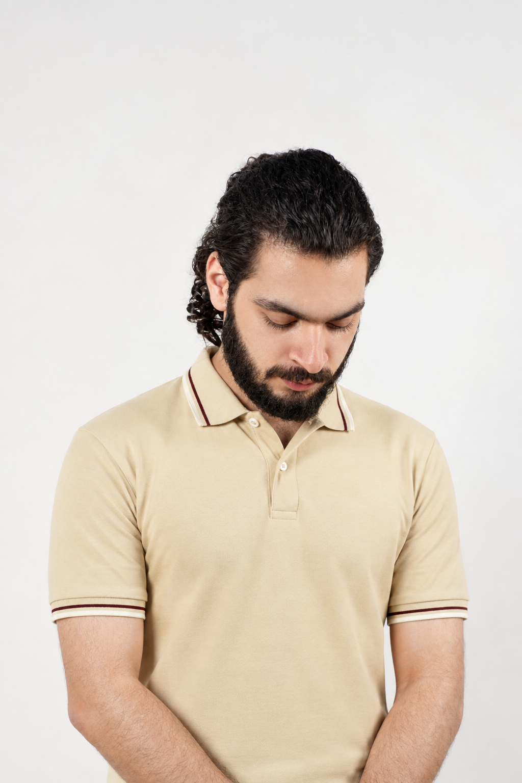 Light Cream Beige Polo