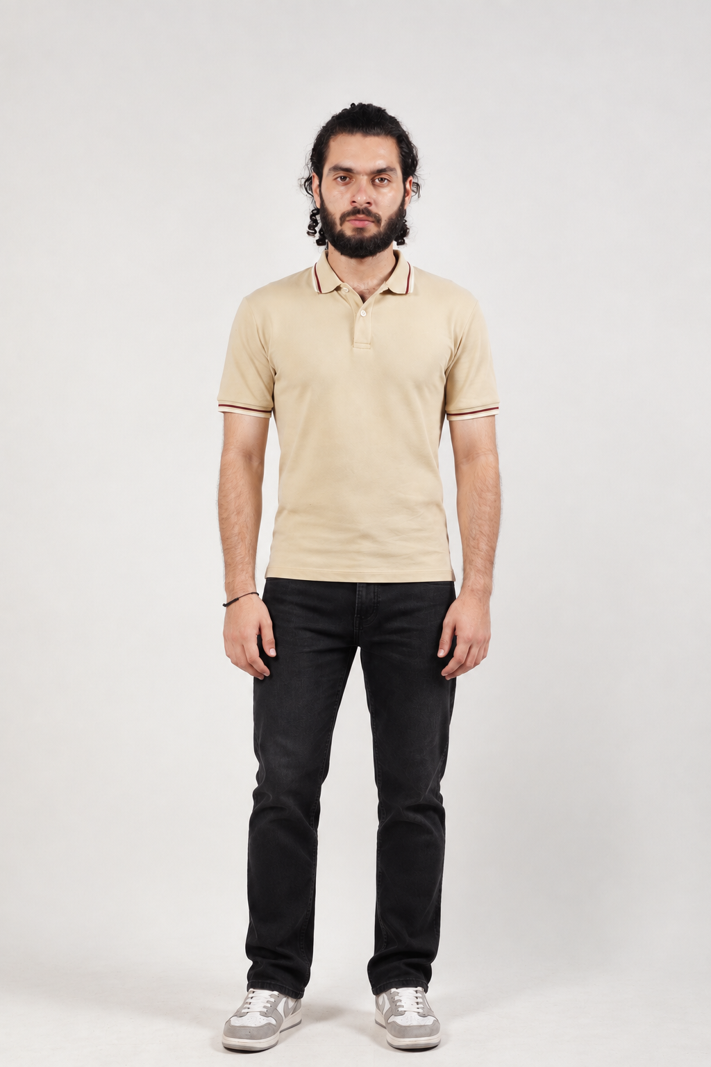 Light Cream Beige Polo